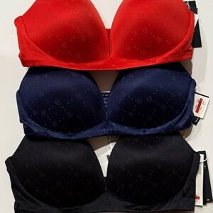 Ralph Lauren Comfort Collection Repeat-logo Wireless T-shirt Bras 34D